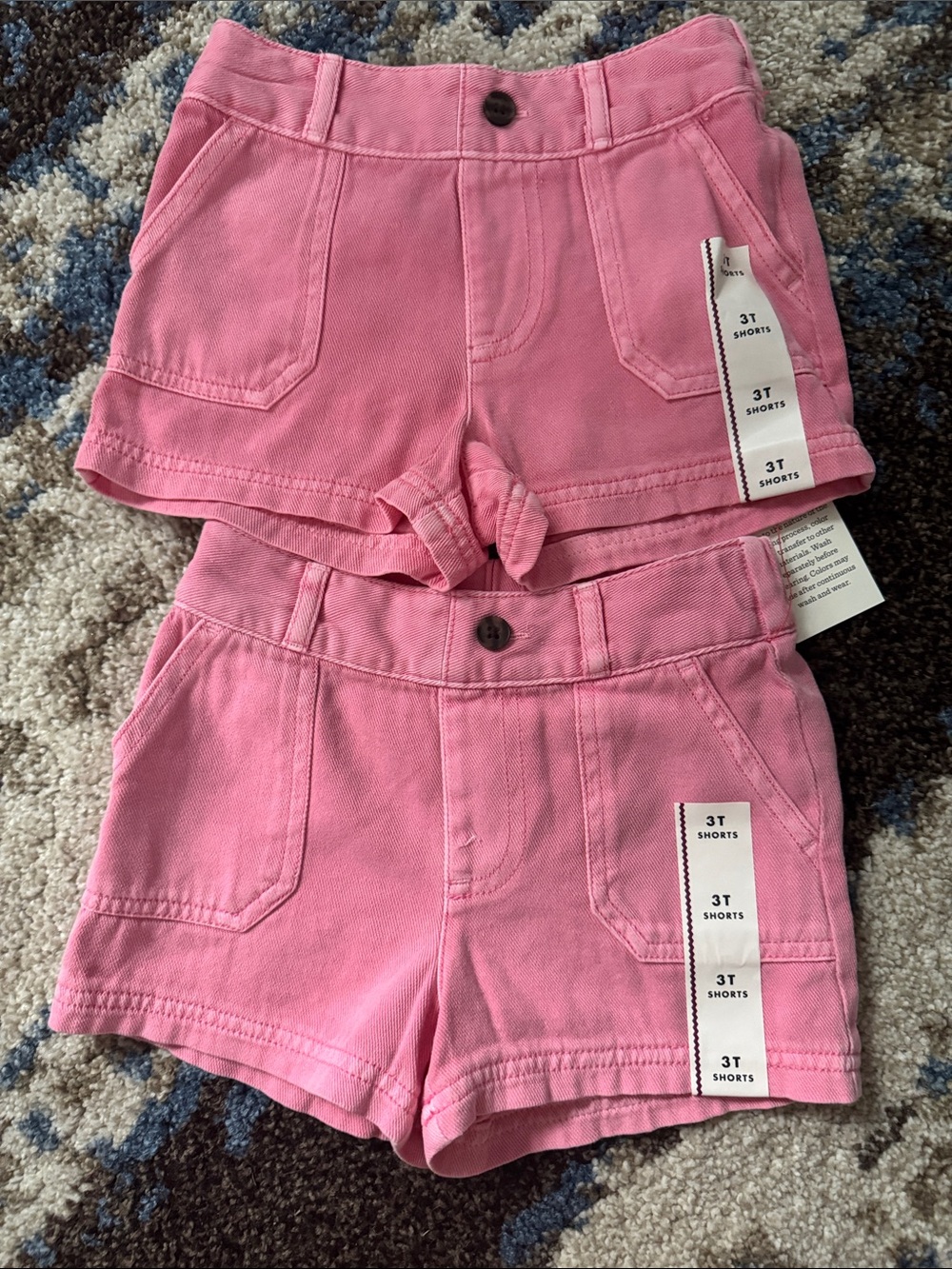 Cat & Jack Pink Twin-Pack Girls' Shorts